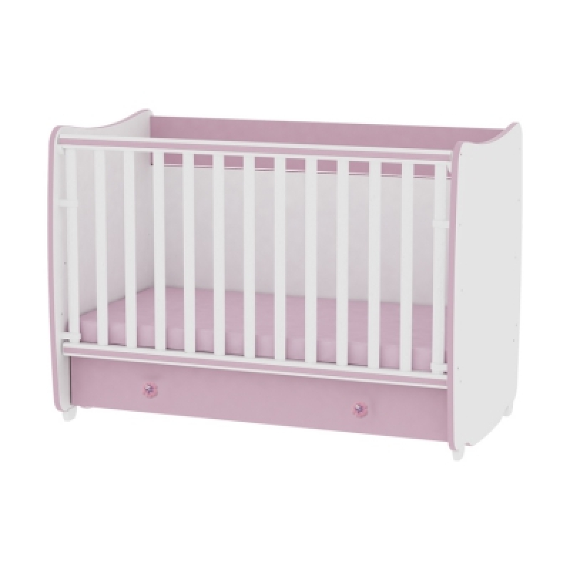 Кроватка Bertoni DREAM 140-70 (white\pink)