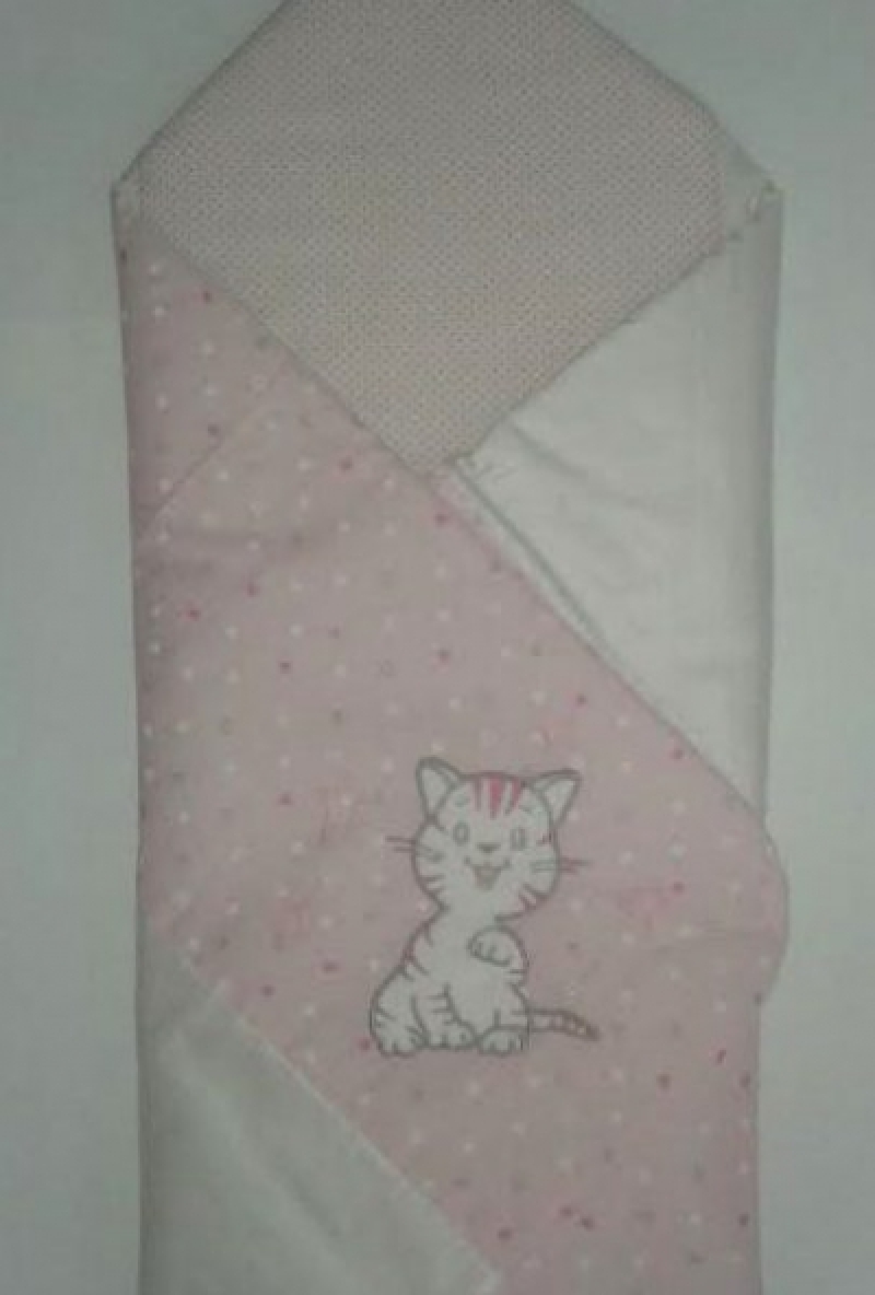Конверт-одеяло(весна-лето) Veres ''Little Cat pink''