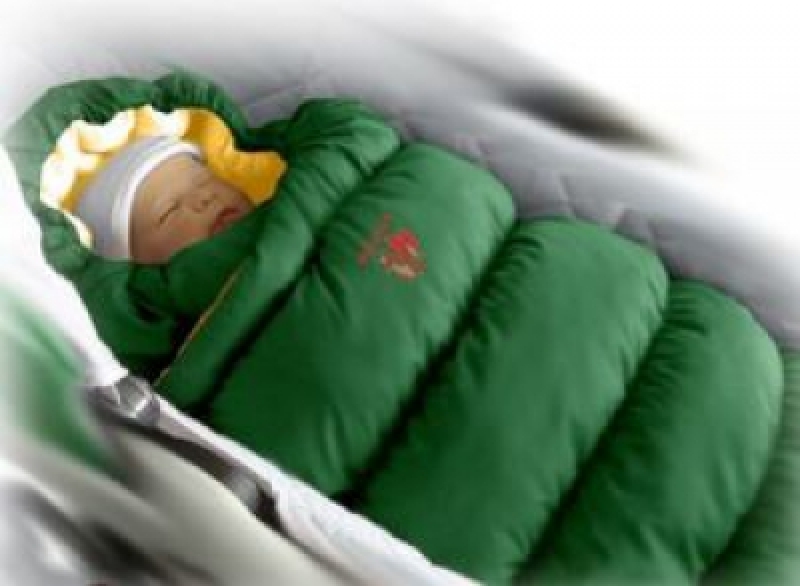 Конверт-пуховик Ontario Baby Inflated (дутик 50х90) зеленый